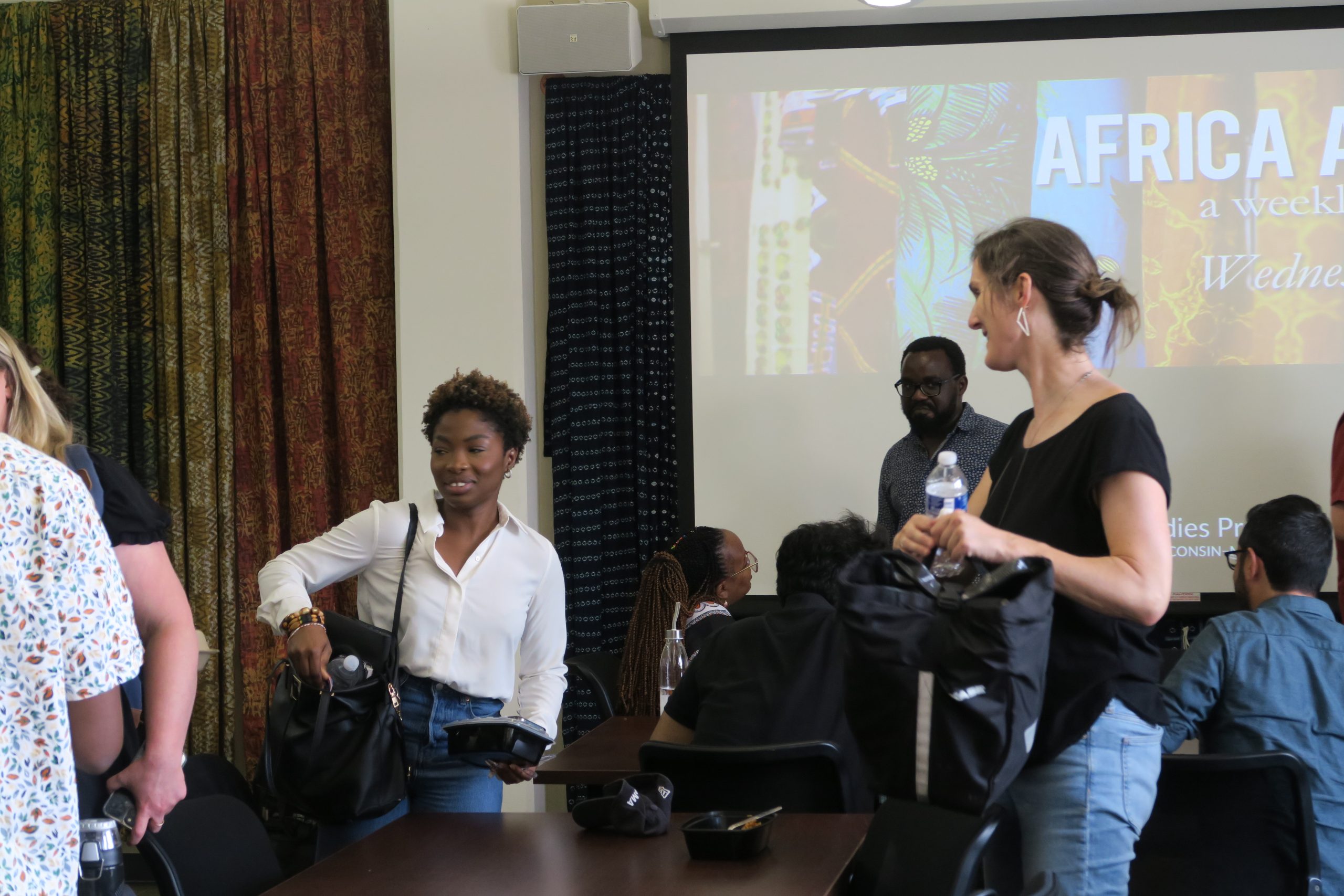Random shot from Africa at Noon Lecture